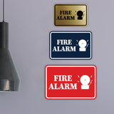 Signs ByLITA Classic Framed Fire Alarm Wall or Door Sign