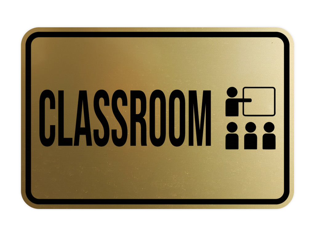 Classic Framed Classroom Wall or Door Sign β Pacific Sign and Stamp