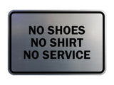 Classic Framed No Shoes No Shirt No Service