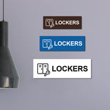 Basic Lockers Wall or Door Sign