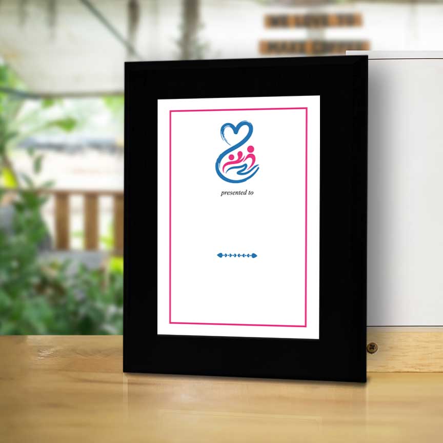 Donor Recognition' Personalized Wall Plaque With Easel Acrylic Stand | Faith/Community Non-Profit Award Plaques