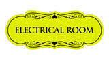 Designer Electrical Room Sign