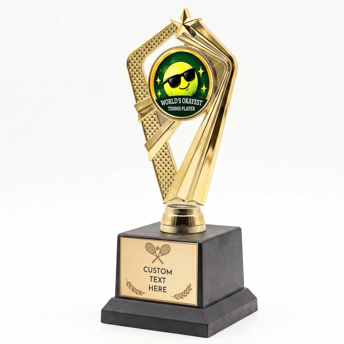 Funny Tennis Trophy Awards - Gag Gifts for Tennis Players - Custom Engraved