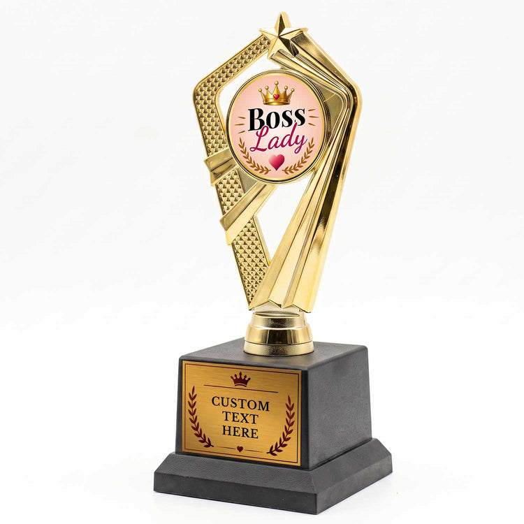 All Quality Boss Lady Trophy, Custom Engraved Novelty Award