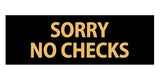 Basic Sorry No Checks