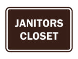 Classic Framed Janitors Closet