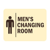 Signs ByLITA Classic Framed Men's Changing Room Wall or Door Sign