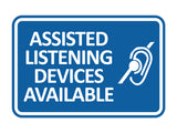 Signs ByLITA Classic Framed Assisted Listening Devices Available Wall or Door Sign