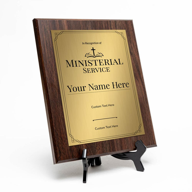 Customized Church Awards and Christian Ceremonies Custom Award Wood Plaques