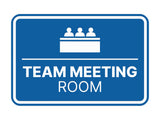 Signs ByLITA Classic Framed Team Meeting Room Wall or Door Sign