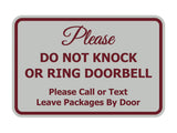 Classic Framed DO NOT KNOCK OR RING DOORBELL