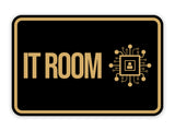 Classic Framed IT Room Wall or Door Sign
