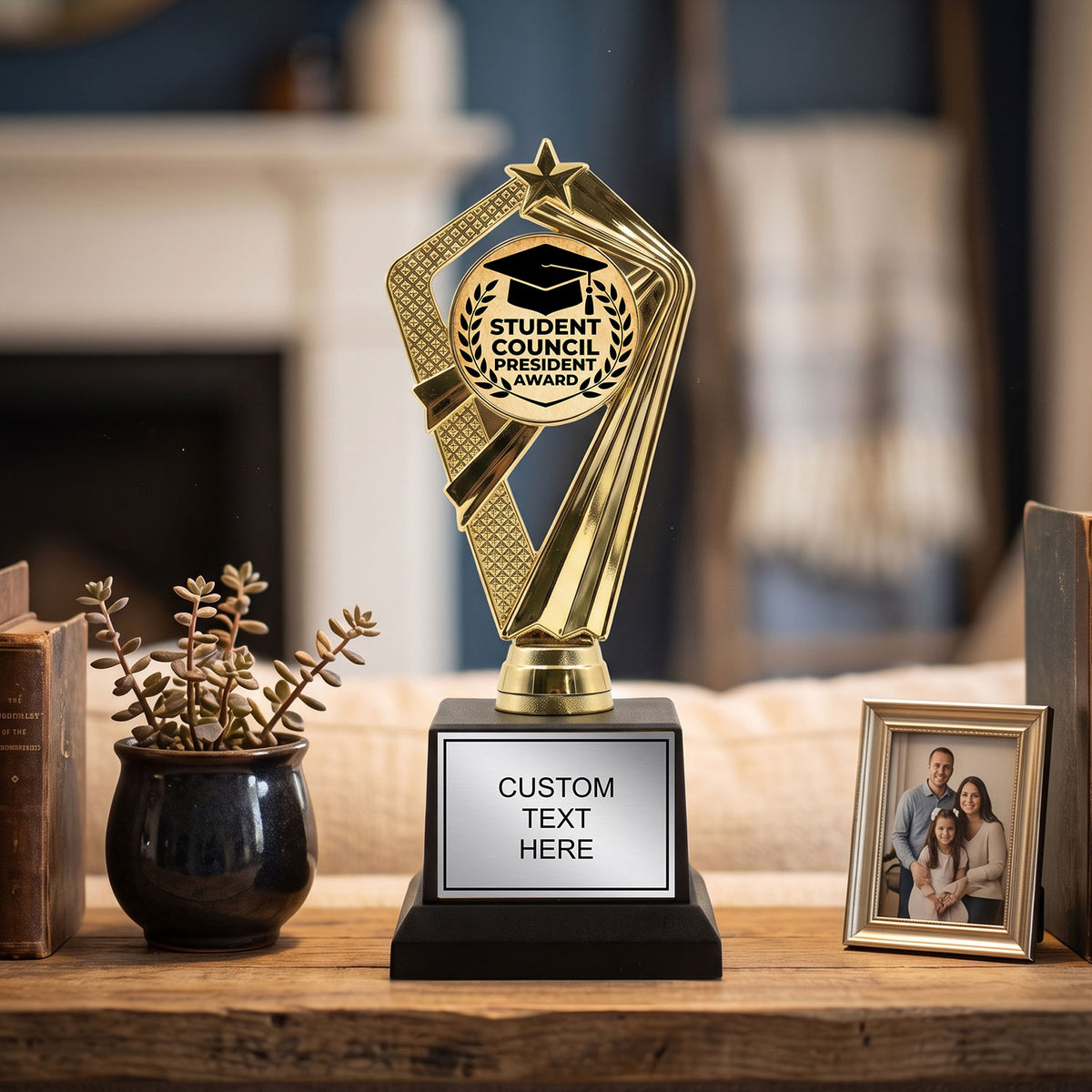 Student & Team Leadership Trophy Awards (President, Captain) - Engraved