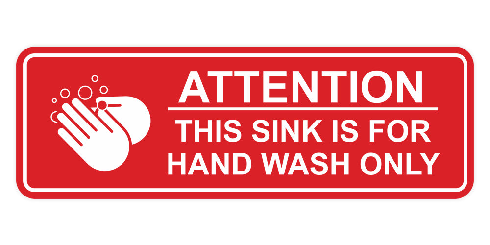 Standard Attention: This Sink is For Hand Wash Only Wall or Door Sign – Pacific Sign and Stamp standard-attention-this-sink-is-for-hand-wash-only-wall-or-door-sign-pacific-sign-and-stamp