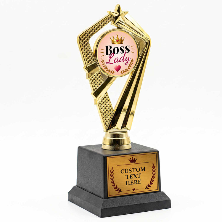 All Quality Boss Lady Trophy, Custom Engraved Novelty Award