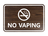 Classic Framed No Vaping