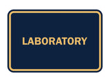 Classic Framed Laboratory Sign