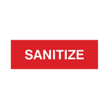 Basic Sanitize Sign