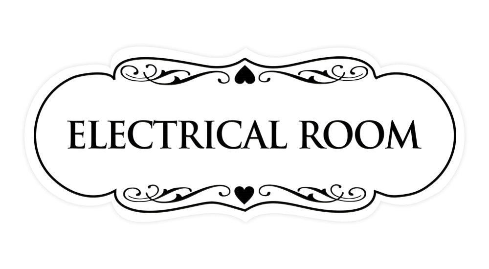 Designer Electrical Room Sign