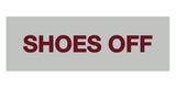 Basic Shoes Off Sign