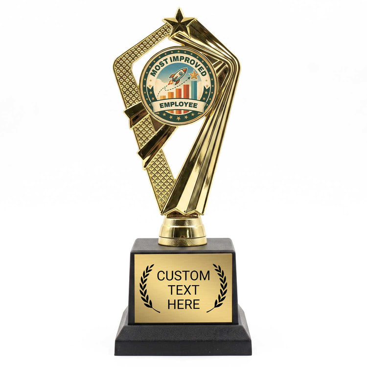 Fun Employee Recognition Trophy Awards (Sales, Hardest Working) - Engraved