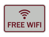 Classic Framed Free Wifi Sign
