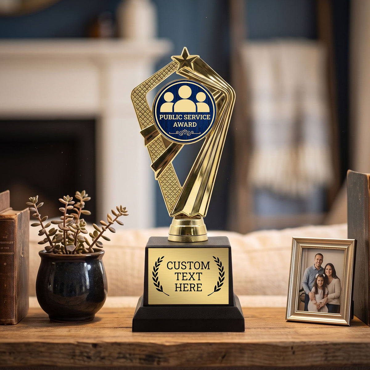 Community & Volunteer Trophy Awards (Service, Hero & More) - Engraved