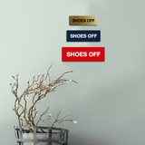 Basic Shoes Off Sign