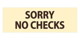 Basic Sorry No Checks