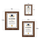 Academic Achievement' Award Personalized Wall Plaque With Easel Acrylic Stand | Education Recognition School Award Plaques