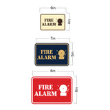 Signs ByLITA Classic Framed Fire Alarm Wall or Door Sign