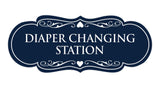 Designer Diaper Changing Station Sign