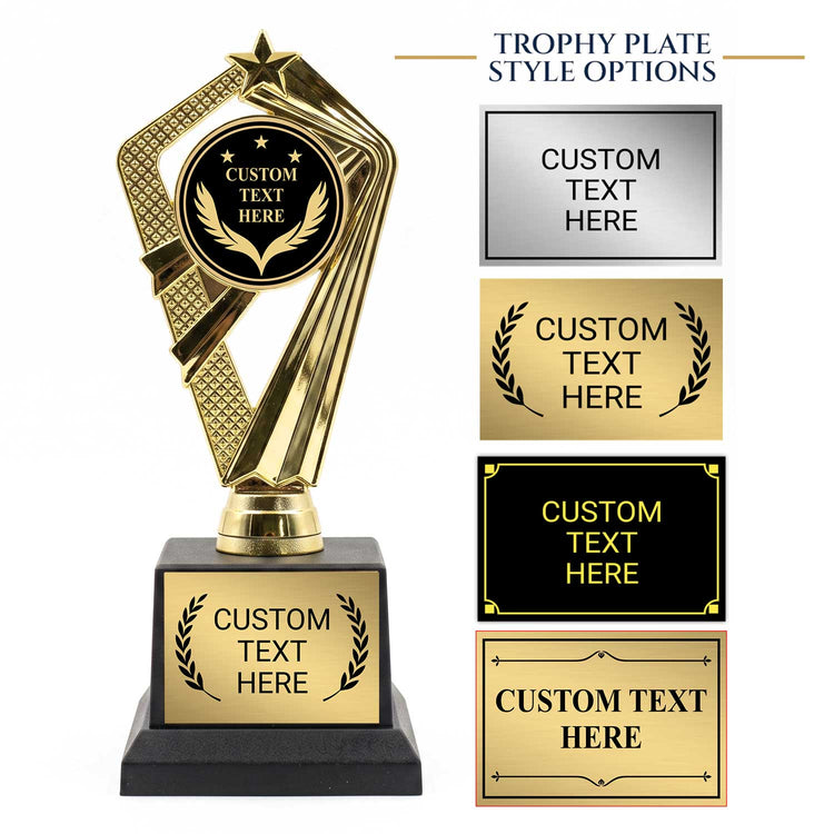 Eagle & Mountain Custom Insert Trophy Awards (Leadership) - Engraved