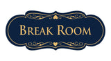 Designer Break Room Sign