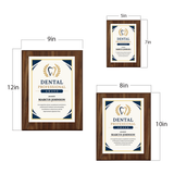 Dental Professional Award Personalized Wall Plaque With Easel Acrylic Stand | Professional/Industry Recognition Award Plaques