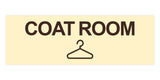 Basic Coat Room Wall or Door Sign