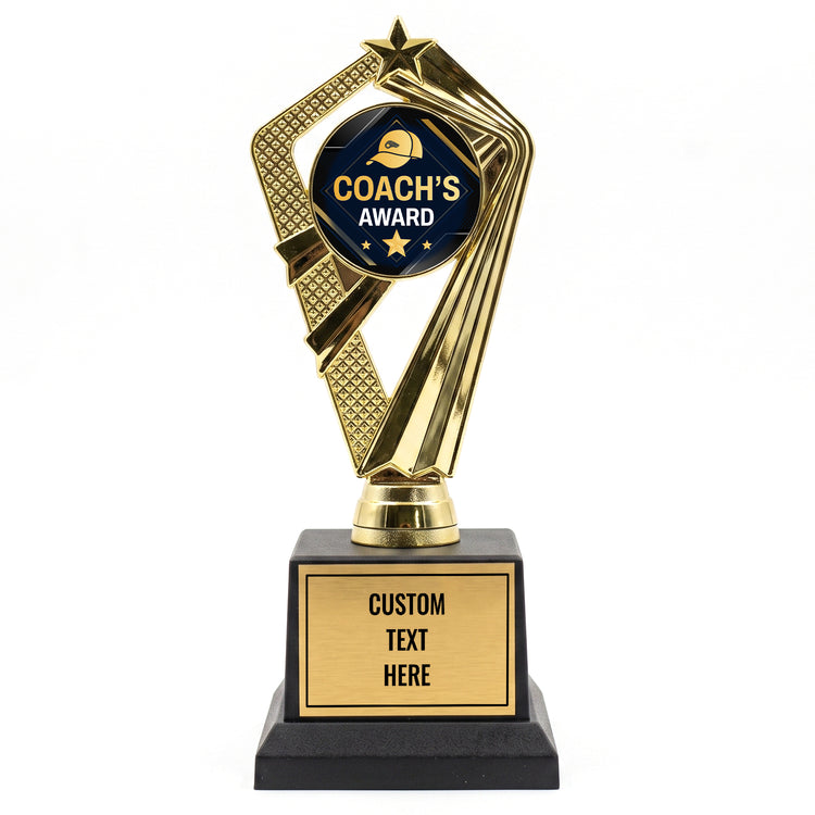 All Quality Coach's Award Trophy, Custom Engraved — Personalized Coach Appreciation Award for Any Sport