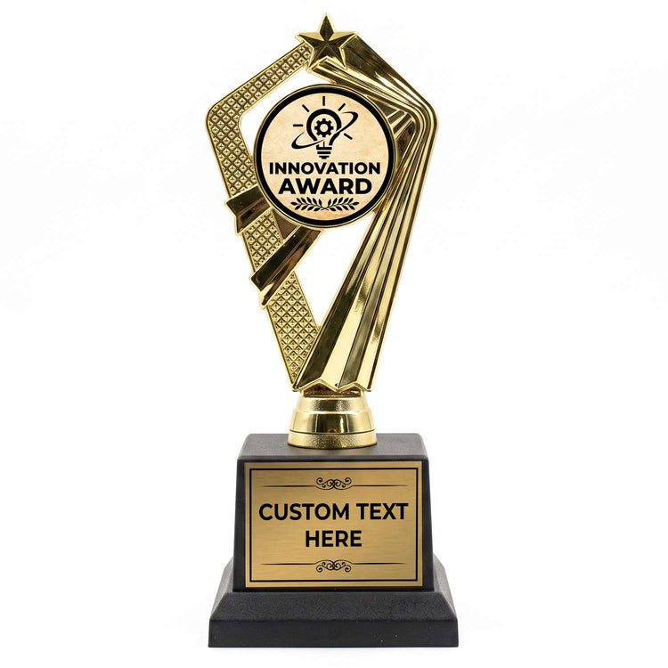 Employee Recognition Trophy Awards (Teamwork, Safety, Quality) - Engraved