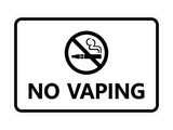 Classic Framed No Vaping