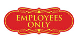 Designer Employees Only Sign