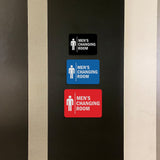 Signs ByLITA Classic Framed Men's Changing Room Wall or Door Sign