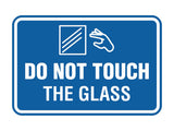 Signs ByLITA Classic Framed Do Not Touch The Glass Wall or Door Sign