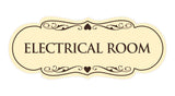 Designer Electrical Room Sign