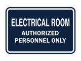 Classic Framed ELECTRICAL ROOM AUTHORIZED PERSONNEL ONLY Sign
