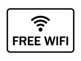 Classic Framed Free Wifi Sign
