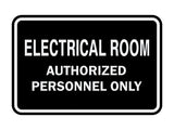 Classic Framed ELECTRICAL ROOM AUTHORIZED PERSONNEL ONLY Sign