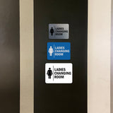 Signs ByLITA Classic Framed Ladies Changing Room Wall or Door Sign