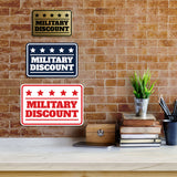 Signs ByLITA Classic Framed Military Discount Wall or Door Sign