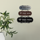 Designer Free Wifi Sign