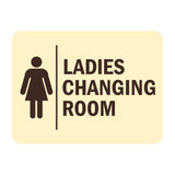 Signs ByLITA Classic Framed Ladies Changing Room Wall or Door Sign
